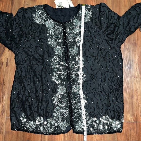 Style N Design Vintage Beaded Sequin Jacket Women’s Size Medium New With Tags - Picture 2 of 10